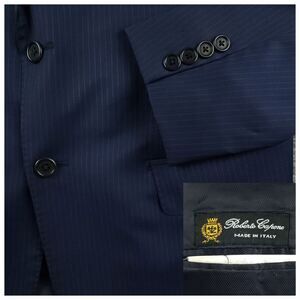 Cerruti Roberto Capone Blazer Sport Coat Mens 38S Slim Fit Italian Wool Dapper